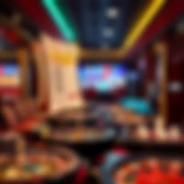 Diverse gaming options available at the casino