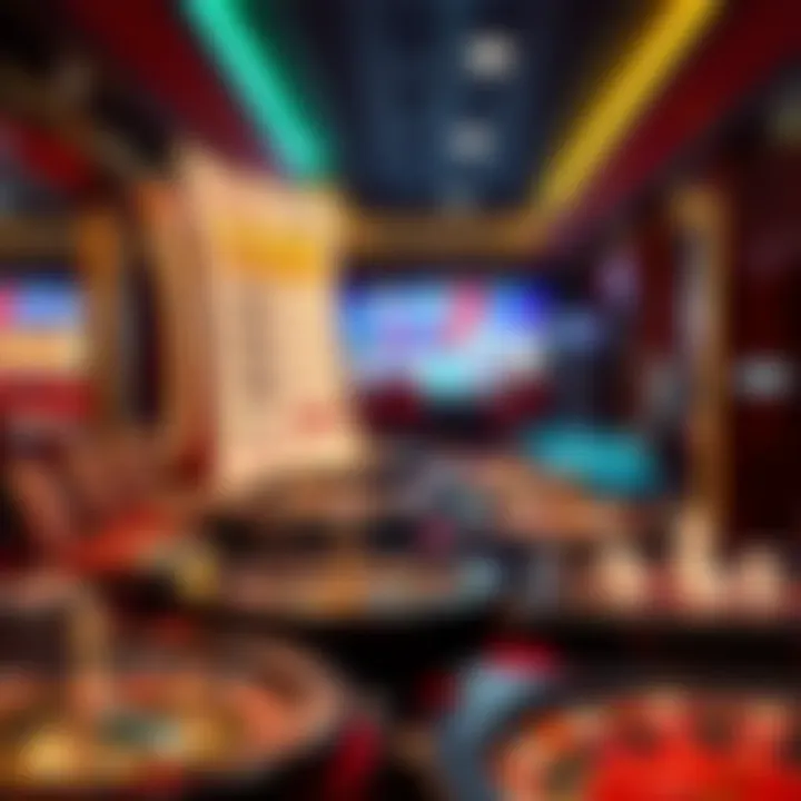 Diverse gaming options available at the casino