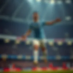 Sergio Aguero celebrating a goal