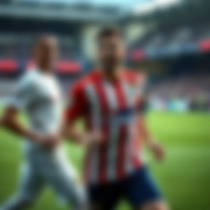 Performance metrics of Atletico Madrid players