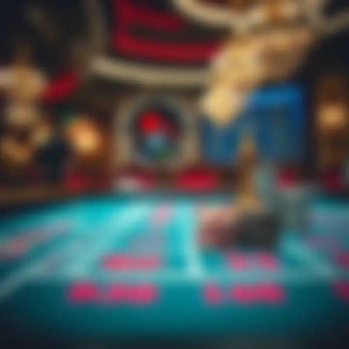 Visual representation of baccarat betting strategies