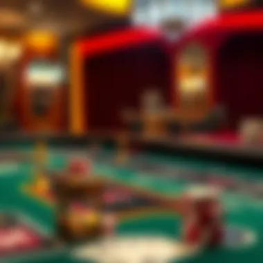 An illustrated diagram explaining the baccarat gameplay mechanics.