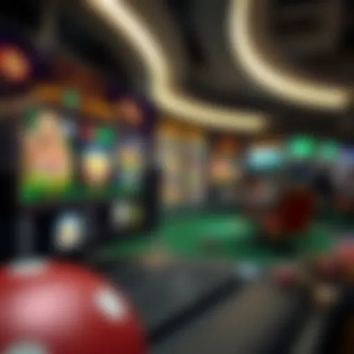 Online casino platform interface showcasing games