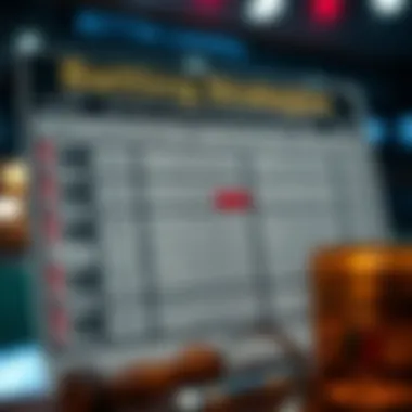 Chart depicting various strategies for effective betting.