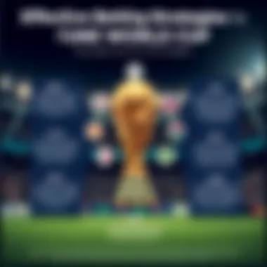 Infographic displaying betting strategies for World Cup