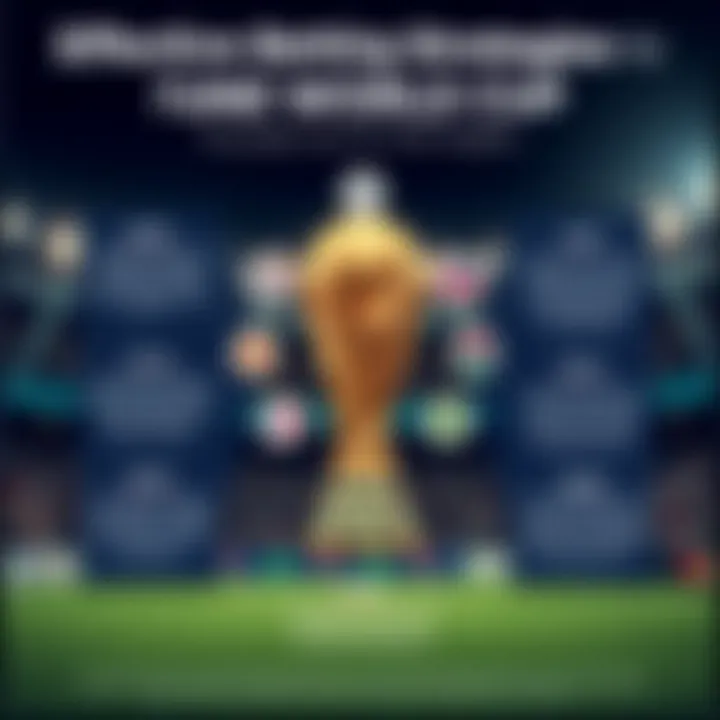 Infographic displaying betting strategies for World Cup