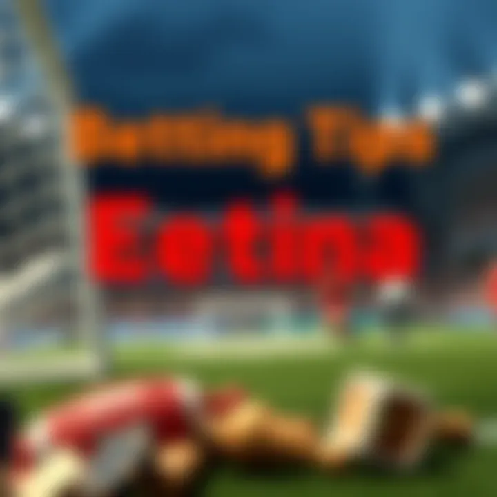 Visual representation of betting tips