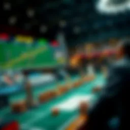 An intricate depiction of various betting strategies