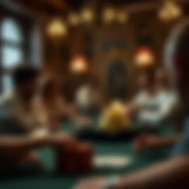 Historical depiction of blackjack's origins