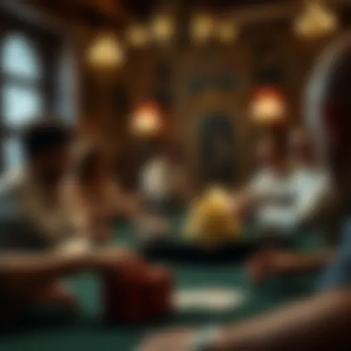 Historical depiction of blackjack's origins