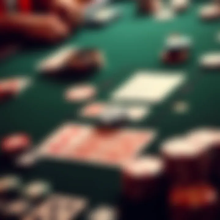 Strategic diagram showcasing blackjack strategies