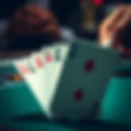 A close-up illustration of playing cards used in Blackjack