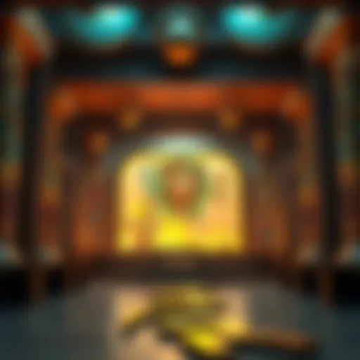 A captivating depiction of ancient Egyptian symbols related to the Book of Ra theme