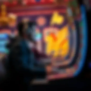 A strategic gaming setup showcasing a player engaged in the Book of Ra