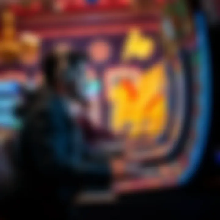 A strategic gaming setup showcasing a player engaged in the Book of Ra