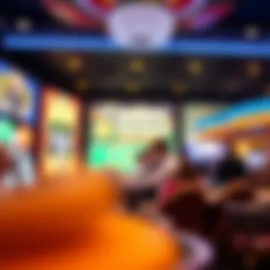 Casino event promotional materials and signage