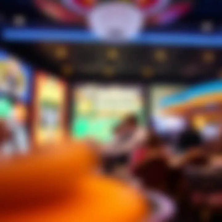 Casino event promotional materials and signage