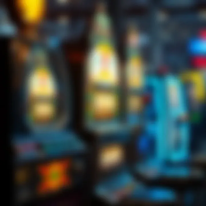 Historical evolution of slot machines depicted through classic designs