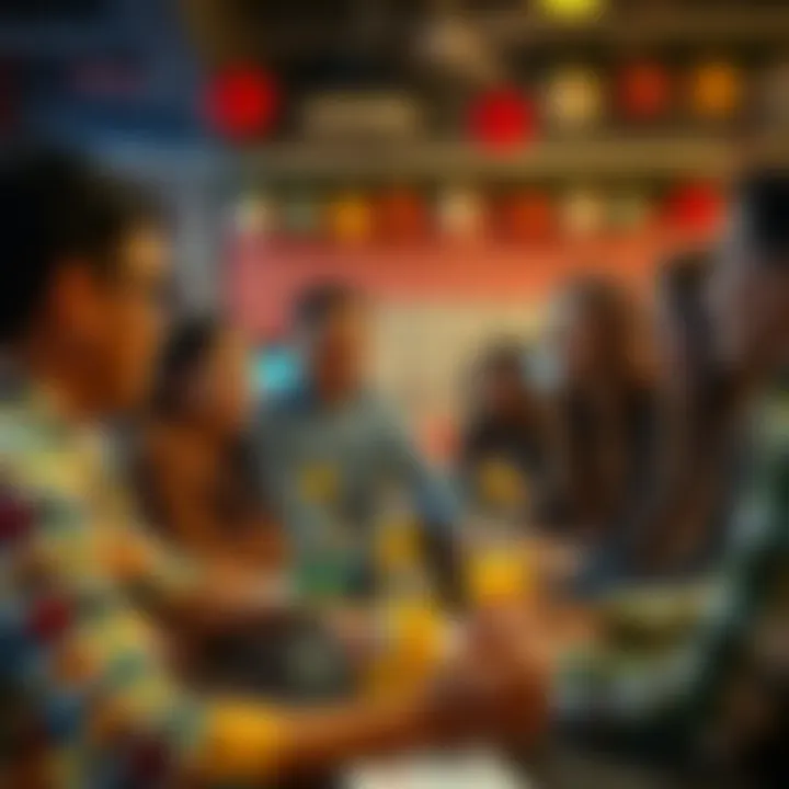 A community gathering where enthusiasts discuss Chiki Bingo experiences.