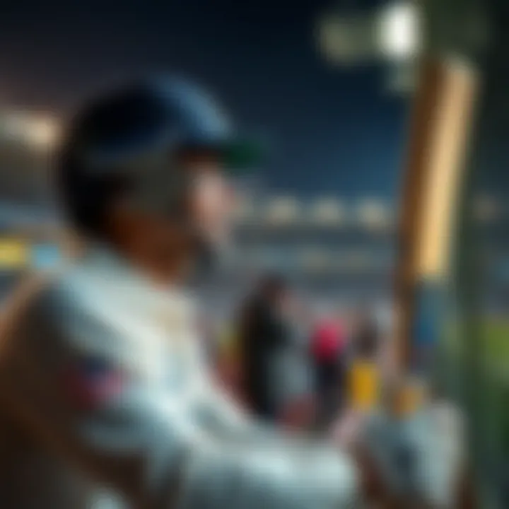 Real-time updates on cricket matches