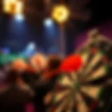 Dynamic darts match in action