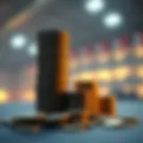 Visual representation of dividend reinvestment growth