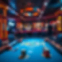 An overview of the Dragon Tiger game setup