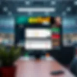 Overview of the Exbet platform interface showcasing user-friendly design