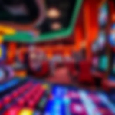 Vibrant gaming floor filled with diverse gaming options