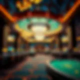 Luxurious interior of a major casino in India