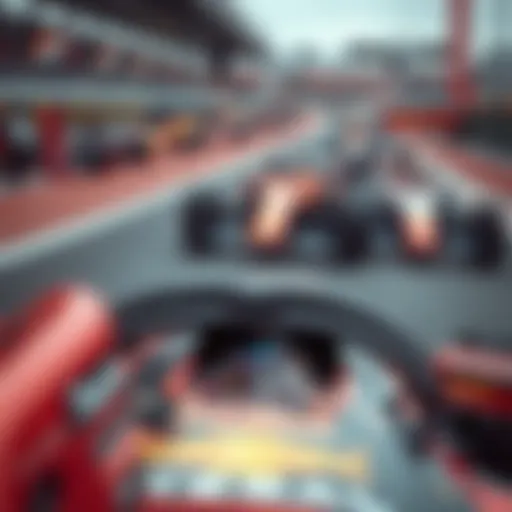 Exciting Formula 1 race scene capturing the thrill of the sport