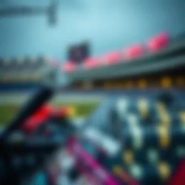 Visual representation of betting strategies for motorsports