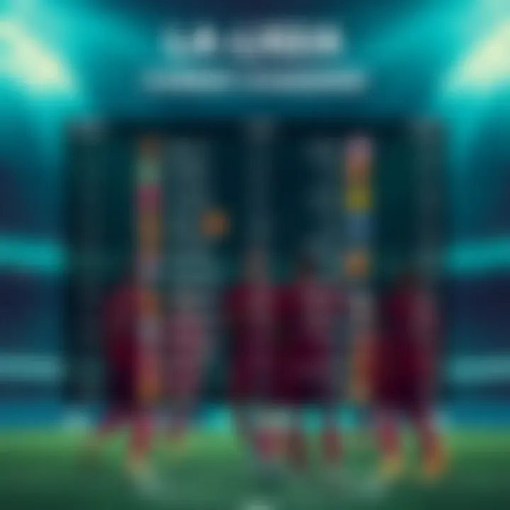 Current standings in La Liga with team logos