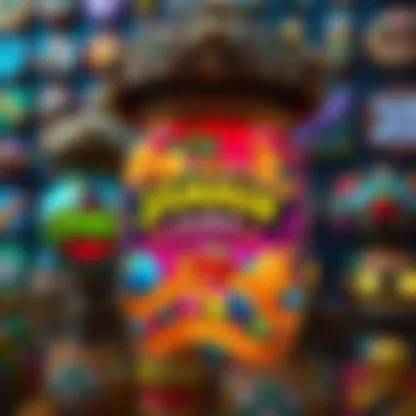 Colorful display of Jammin Jars symbols and icons