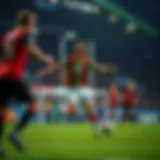 A dramatic moment from a Jupiler League match