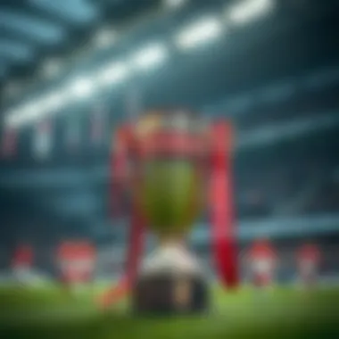 Illustration of Jupiler League trophy and teams