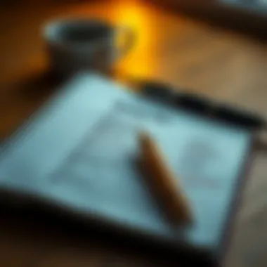 A collection of betting tips and strategies in a notebook