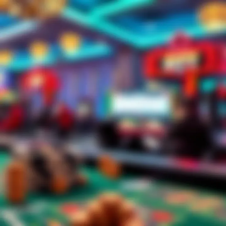 Casino games with vibrant visuals and engaging layouts