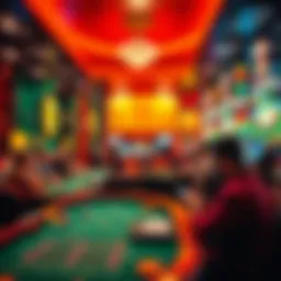 An immersive live casino gaming environment
