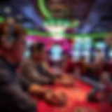 Immersive gaming experience in a live casino setting