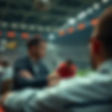 Illustration of loss management strategies in sports betting