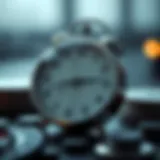 Conceptual representation of time management strategies