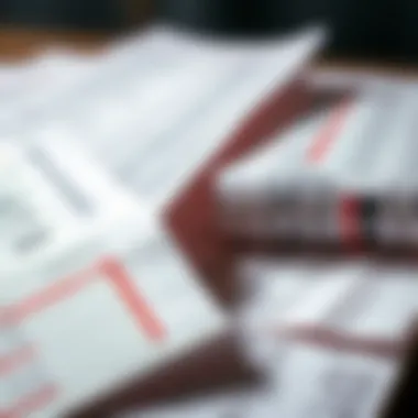 A close-up of betting slips and odds