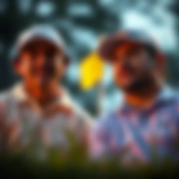 Top players in Masters Tournament