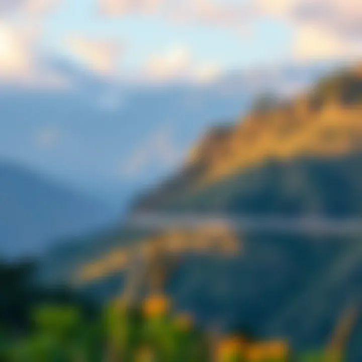 Scenic landscape showcasing Nepal's natural beauty