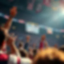 NFL Draft excitement with fans cheering