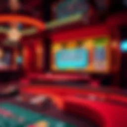 Overview of a vibrant online baccarat game interface