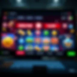 A vibrant online bingo interface showcasing various game options
