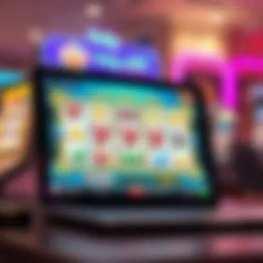 Illustration showing the latest trends and technologies in online gaming