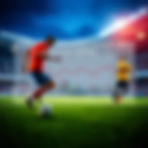 An analytical chart depicting betting strategies for soccer